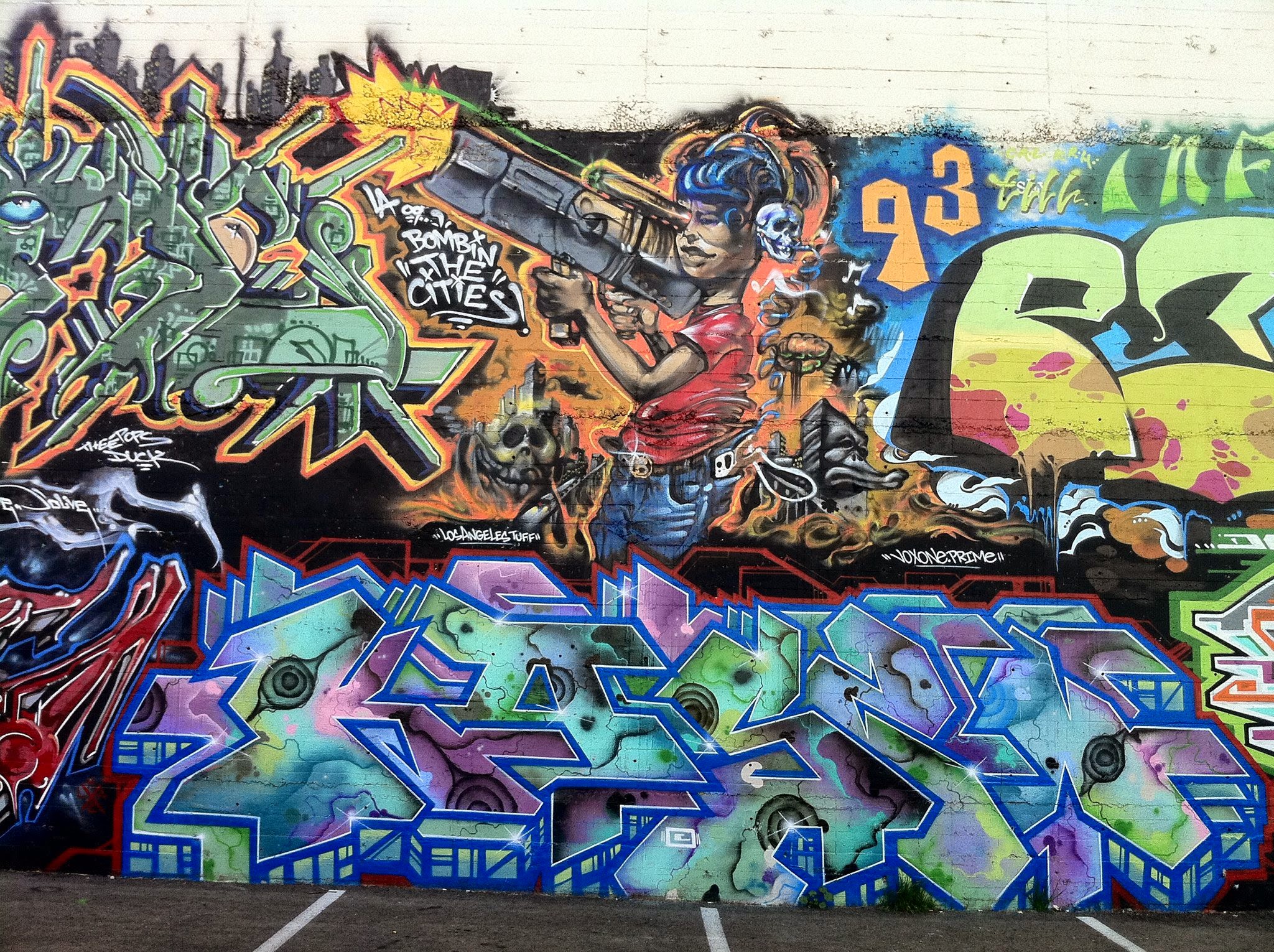 LOSANGELESTUFF & VOYONE PRIME — Full Colour Character Piece & Wildstyle