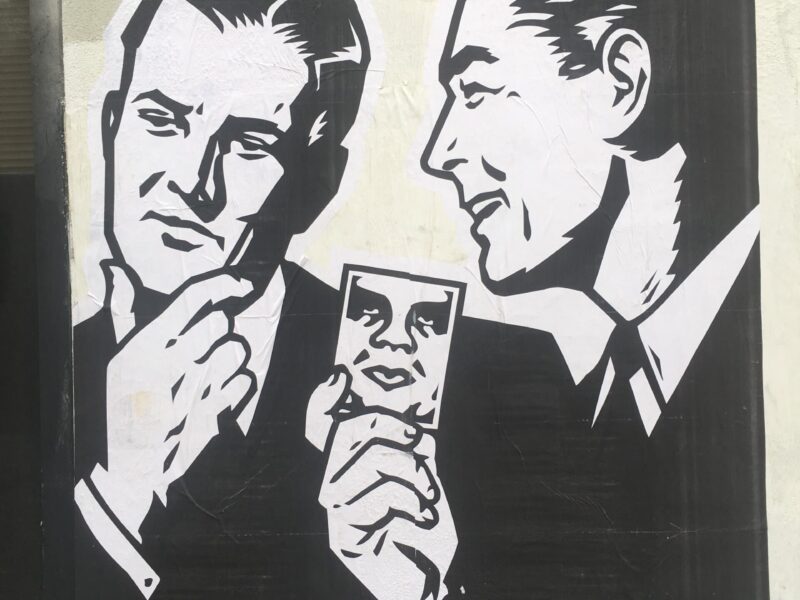 OBEY Giant wheatpaste paste-up on Hollywood Boulevard, Los Angeles, 2016